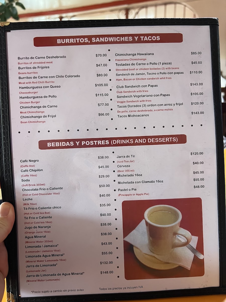 El centro cafe Menu - Image 4
